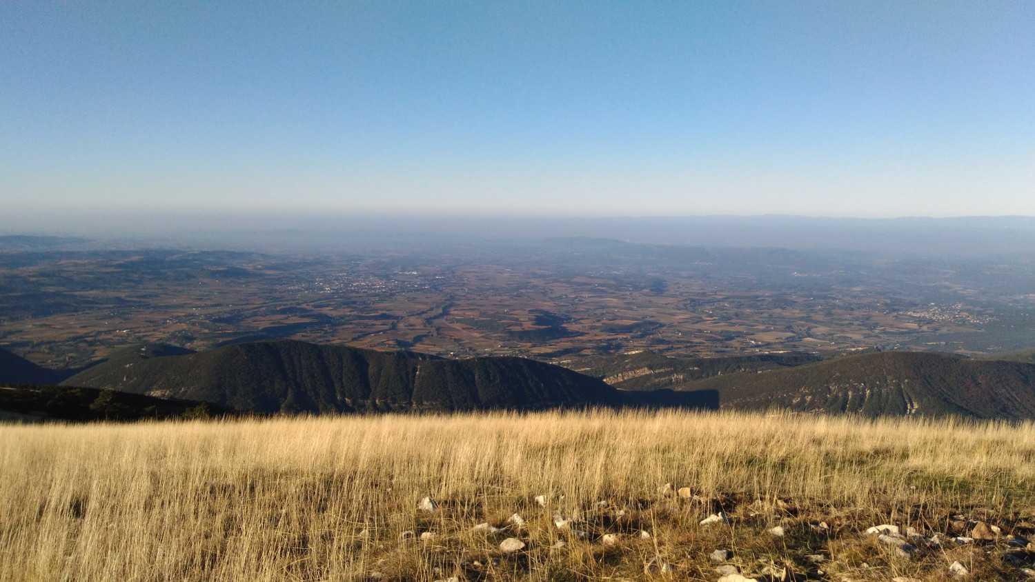 Le bassin versant depuis la montagne de la Lance